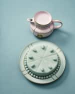 Image 3 of 5: GINORI 1735 Diva Dessert Plate, Verde