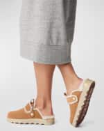 Image 2 of 6: Sorel Viibe Suede Faux Fur Cozy Mules