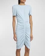 Image 4 of 5: Givenchy Ruched Midi Dress