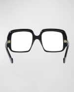 Image 3 of 5: Loewe Anagram Acetate Square Glasses