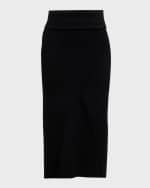 Image 1 of 6: Iro Enola Knit Midi Skirt