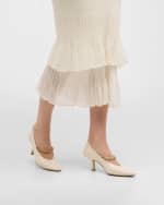 Image 2 of 6: Bottega Veneta Sharp Chain Pumps