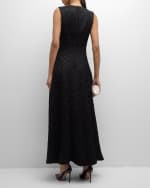 Image 3 of 6: Adam Lippes Rory Panther Matelasse Button-Front Maxi Dress