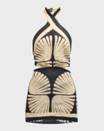 Image 1 of 6: Johanna Ortiz River Ritual Mini Dress