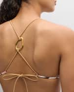 Image 4 of 5: Vix Naia Adalia T-Back Bikini Top