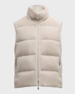 Image 1 of 6: Eleventy Padded Stand-Collar Vest