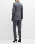 Image 4 of 6: Eleventy Crewneck Silk Shirt