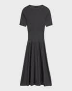 Image 1 of 4: Joseph Ribbed Knit Midi Sweater Dress