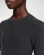 Image 4 of 4: Joseph Ribbed Knit Midi Sweater Dress