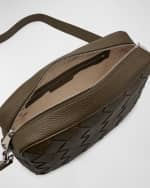 Image 5 of 6: Bottega Veneta Men's Intrecciato Medium Crossbody Bag