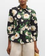 Image 3 of 6: Carolina Herrera Icon Floral Shirt