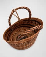 Image 5 of 6: Ulla Johnson Marta Small Basket tote Bag