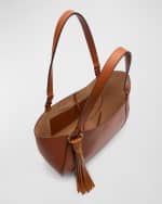 Image 5 of 6: Ulla Johnson Albers East-West Leather Tote Bag