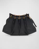 Image 1 of 6: Ulla Johnson Adria Pleated Wave Wristlet