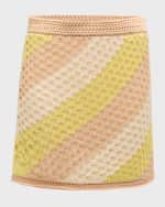Image 1 of 6: ATM Anthony Thomas Melillo Mercerized Cotton Cord Mini Skirt