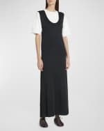 Image 2 of 6: THE ROW Agla Scoop-Neck Sleeveless Maxi Dress
