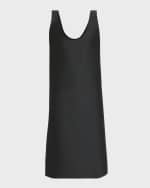 Image 1 of 6: THE ROW Bumi Scoop-Neck Sleeveless Shift Dress