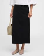 Image 2 of 6: THE ROW Kavi Midi Wrap Skirt