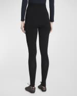 Image 4 of 6: THE ROW Clizia Zip-Hem Leggings