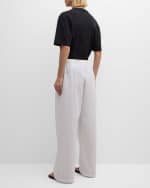 Image 3 of 6: THE ROW Hubert Drawstring Tuxedo Stripe Pants