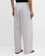 Image 4 of 6: THE ROW Hubert Drawstring Tuxedo Stripe Pants