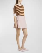 Image 5 of 6: Marni Pleated-Hem Mini Skirt