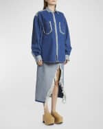 Image 2 of 7: Marni Bi-Color Denim Oversized Collared Shirt