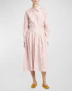 Image 5 of 6: Marni Lattice-Print Midi Skirt