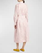 Image 3 of 6: Marni Lattice-Print Midi Skirt