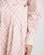 Image 6 of 6: Marni Lattice-Print Midi Skirt