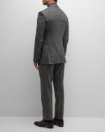 Image 4 of 5: TOM FORD Men's Grand Sharkskin Shelton Suit