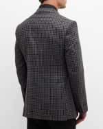 Image 5 of 6: TOM FORD Men's Damier Shelton Sport Coat