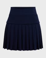 Image 1 of 6: Norma Kamali Pleated Mini Skirt