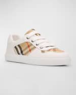 Image 4 of 5: Burberry K1 NOAH LACE UP CHECK SNEAKER