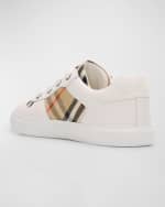 Image 2 of 5: Burberry K1 NOAH LACE UP CHECK SNEAKER