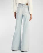Image 3 of 4: Derek Lam 10 Crosby Coralie Wide-Leg Denim Jeans