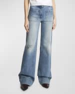 Image 2 of 6: Victoria Beckham Alina Straight-Leg Jeans