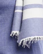 Image 2 of 3: Ian Saude Men's Zuma Cashmere Multi-Stripe Scarf