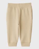 Image 2 of 2: Burberry Boy's Jackson Joggers W/ Equestrian Knight, Size 6M-2
