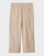 Image 2 of 2: Burberry Boy's Carven Twill Trousers, Size 6M-2