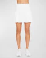 Image 1 of 4: The Upside Pasadena Cher Organic Cotton Pleated Mini Skirt