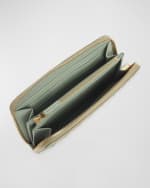 Image 4 of 5: Bottega Veneta Zip Leather Continental Wallet