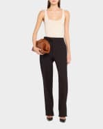 Image 2 of 4: Bottega Veneta Lauren 1980 Teen Clutch Bag with Chain Strap