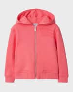 Image 1 of 5: Burberry Girl's Clyde Equestrian Knight Design Hoodie, Size 3-14