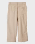 Image 2 of 4: Burberry Boy's Carven Twill Trousers, Size 3-14
