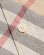 Image 3 of 5: Burberry Boy's Owen Check-Print Button Down Shirt, Size 3-14