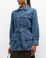 Image 2 of 6: FRAME Denim Safari Jacket