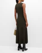 Image 4 of 6: FRAME Sleeveless Ribbed Sweater Dress