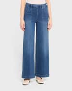 Image 2 of 2: FRAME Francoise Wide-Leg Jeans