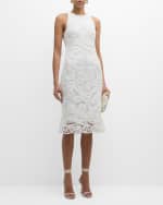 Image 2 of 6: Ungaro Reena Sleeveless Lace Dress